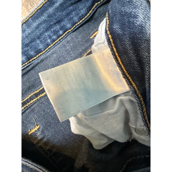 Kancun Blue Womens 9/28 Slim Fit Jeans Stretch Denim Distressed Detail Casual Ev - Picture 3 of 8